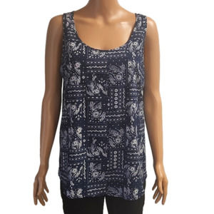 𝅺Time and Tru navy blue tank top (code-P115)